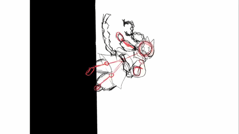 Teamwork: This animation is the rough outline of a scene that happened in my DnD campaign, the movement and use of the rope created a difficult animating process as I needed to give the characters the feeling of being dragged by a grappling hook.